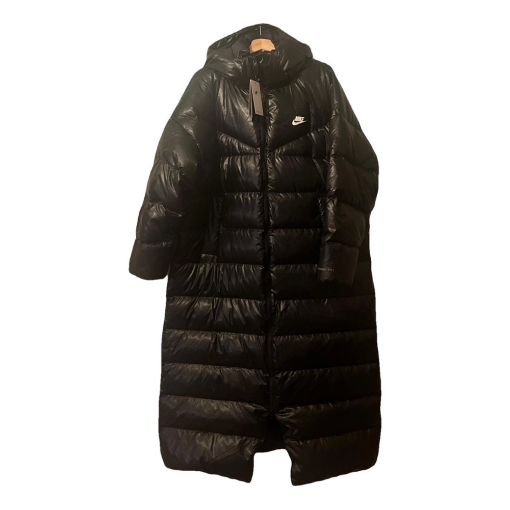 Nike Black Hooded Puffer Jacket